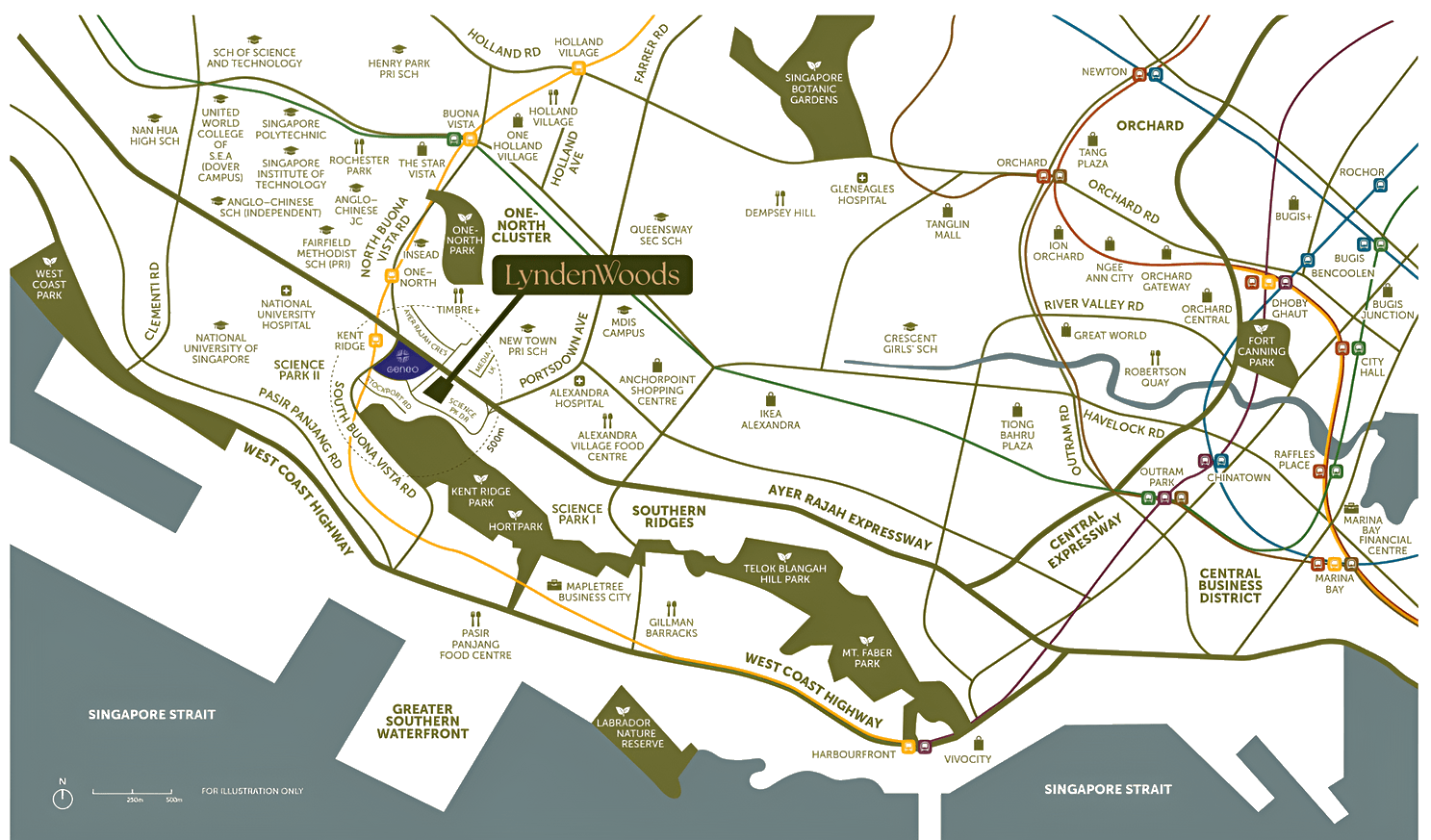 LyndenWoods Location Map (official) hires transaprent bg